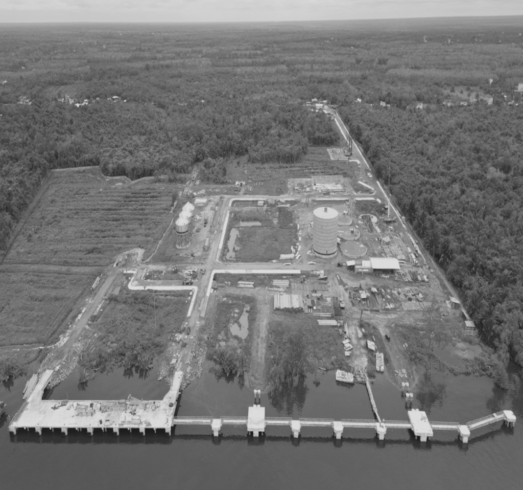 BIRD’S-EY VIEW OF  BULKING STATION PROJECT 